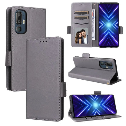 For HTC U24 Pro 5G Case Litchi Texture Leather Phone Cover with Strap