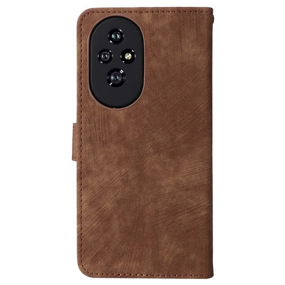 For Honor 200 5G Case PU Leather RFID Blocking Card Slots Wallet Phone Cover