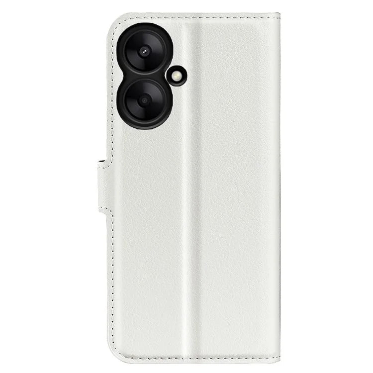 For Xiaomi Redmi 13C 5G / Redmi 13R 5G Case Leather Phone Cover Litchi Texture