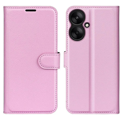 For Xiaomi Redmi 13C 5G / Redmi 13R 5G Case Leather Phone Cover Litchi Texture