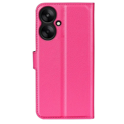 For Xiaomi Redmi 13C 5G / Redmi 13R 5G Case Leather Phone Cover Litchi Texture