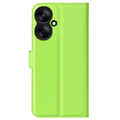 For Xiaomi Redmi 13C 5G / Redmi 13R 5G Case Leather Phone Cover Litchi Texture