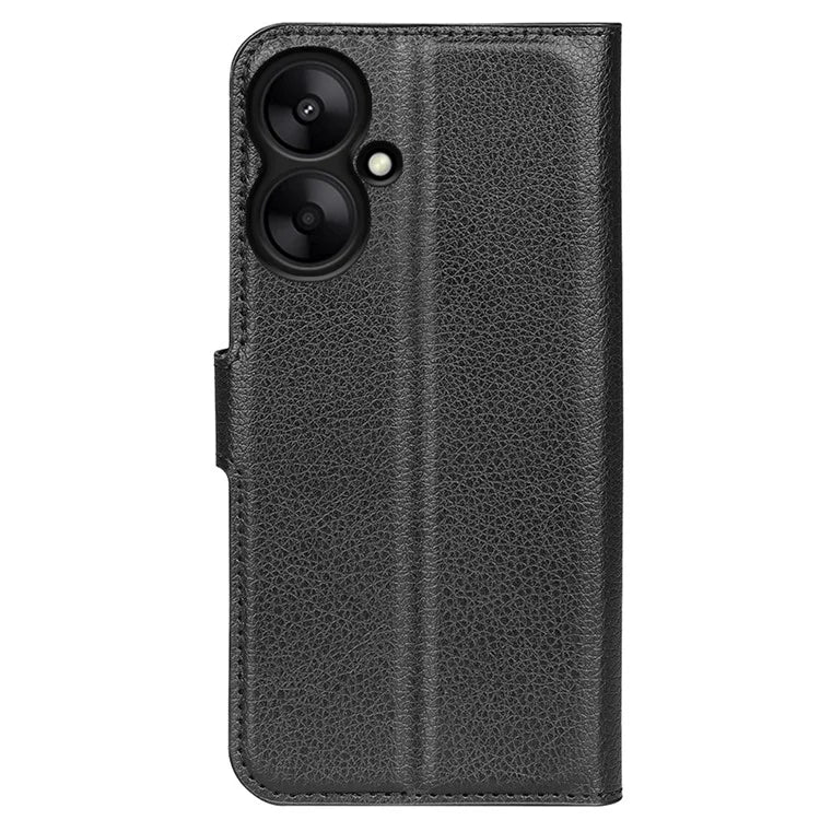 For Xiaomi Redmi 13C 5G / Redmi 13R 5G Case Leather Phone Cover Litchi Texture