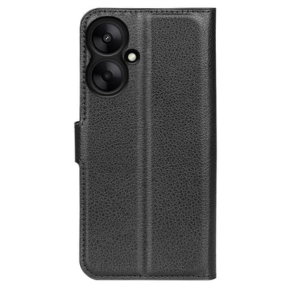 For Xiaomi Redmi 13C 5G / Redmi 13R 5G Case Leather Phone Cover Litchi Texture
