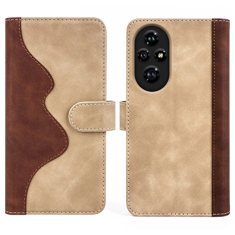 For Honor 200 Pro 5G Case Flip Splicing Leather Phone Cover
