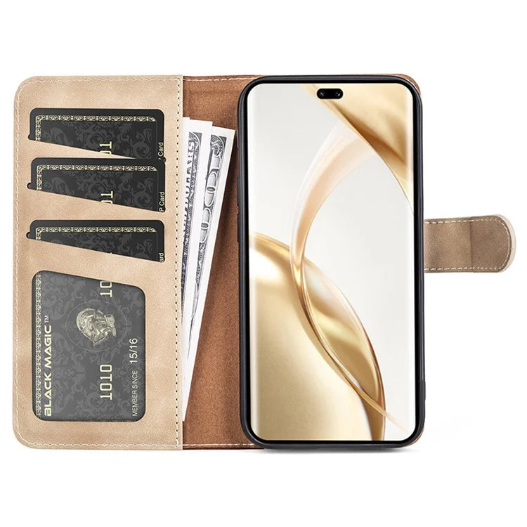 For Honor 200 Pro 5G Case Flip Splicing Leather Phone Cover