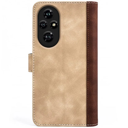 For Honor 200 Pro 5G Case Flip Splicing Leather Phone Cover