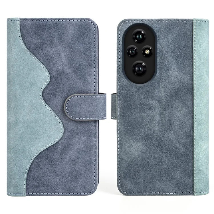 For Honor 200 Pro 5G Case Flip Splicing Leather Phone Cover