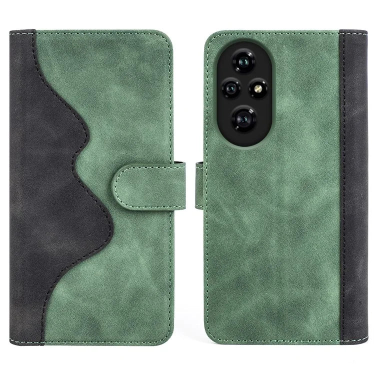 For Honor 200 Pro 5G Case Flip Splicing Leather Phone Cover