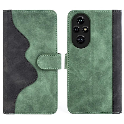 For Honor 200 Pro 5G Case Flip Splicing Leather Phone Cover