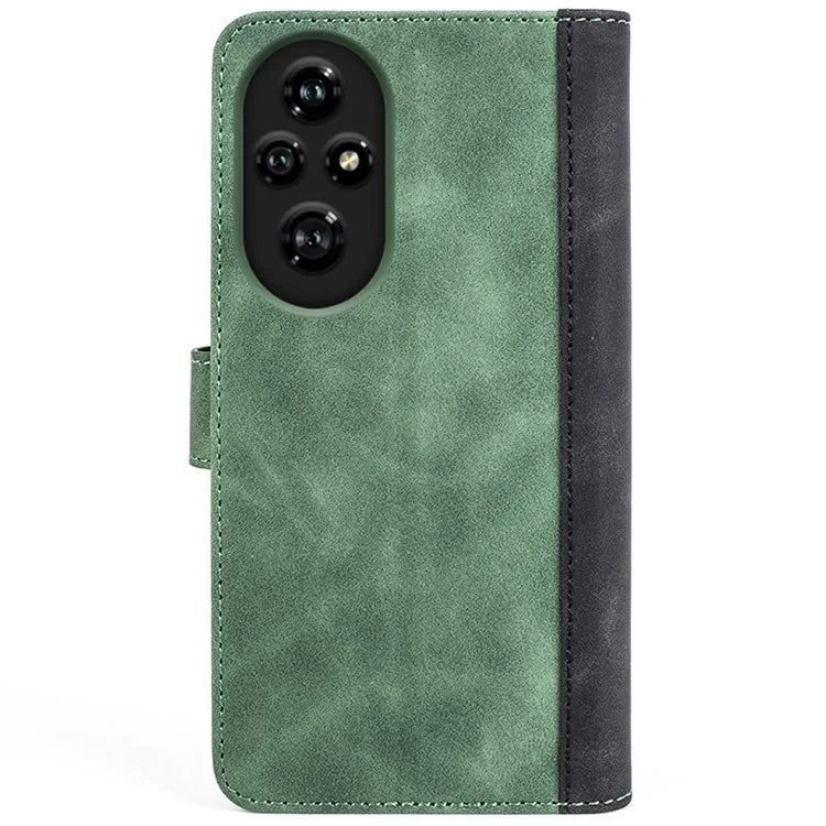 For Honor 200 Pro 5G Case Flip Splicing Leather Phone Cover