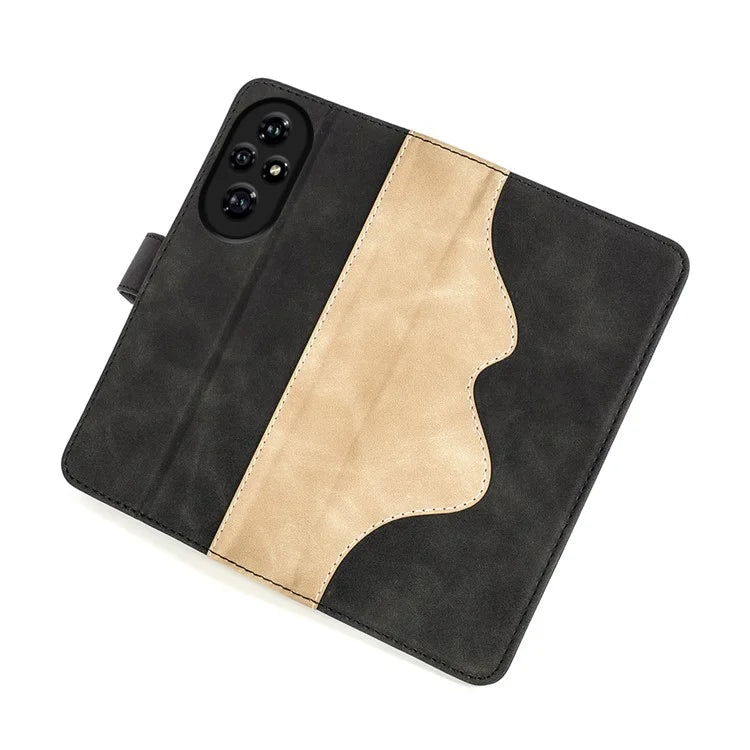 For Honor 200 Pro 5G Case Flip Splicing Leather Phone Cover