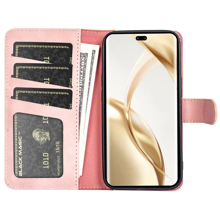 For Honor 200 Pro 5G Case Flip Splicing Leather Phone Cover