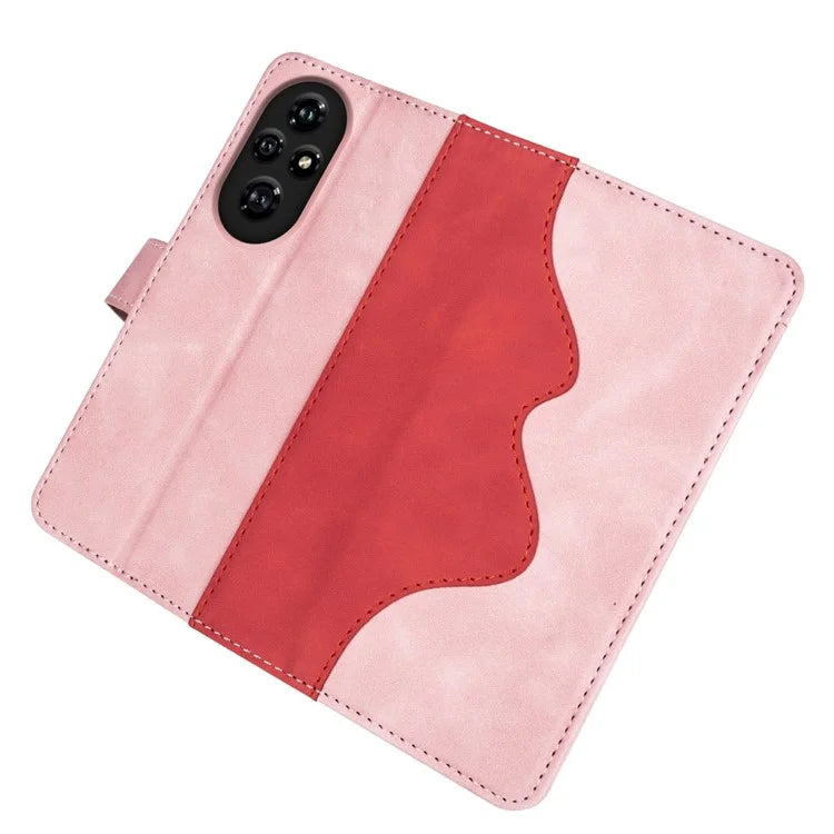 For Honor 200 Pro 5G Case Flip Splicing Leather Phone Cover