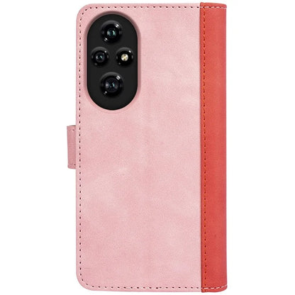 For Honor 200 Pro 5G Case Flip Splicing Leather Phone Cover