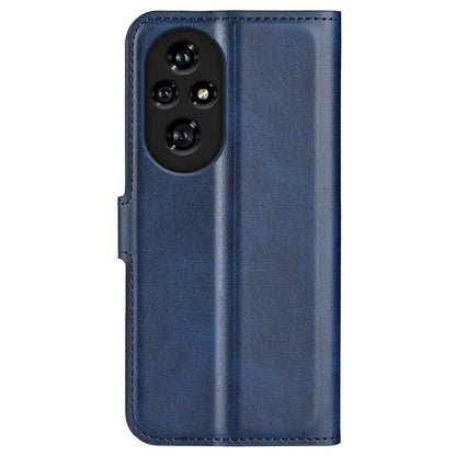 For Honor 200 Pro 5G Case Magnetic Clasp Shockproof Leather Phone Cover Calf Texture