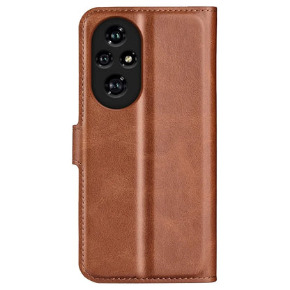 For Honor 200 Pro 5G Case Magnetic Clasp Shockproof Leather Phone Cover Calf Texture