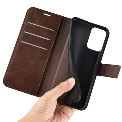 For Motorola Moto G 5G (2024) Wallet Case Calf Texture Leather Phone Cover