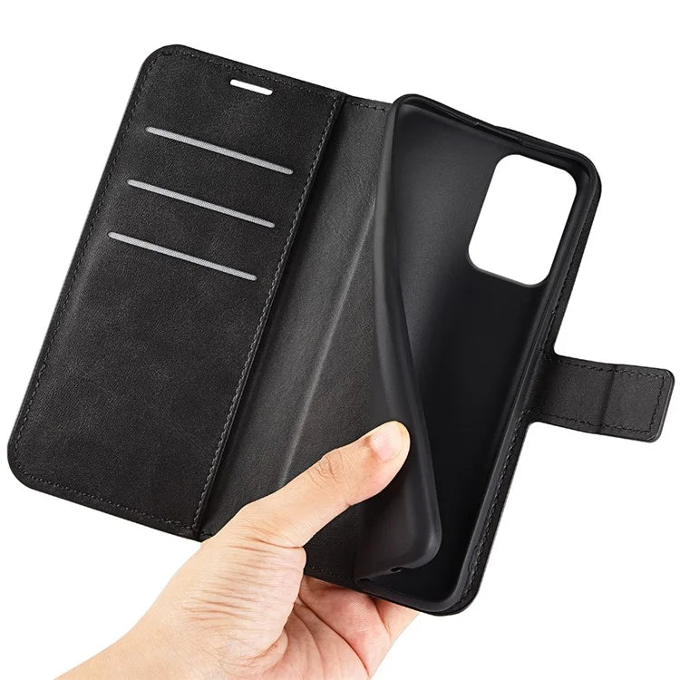 For Motorola Moto G 5G (2024) Wallet Case Calf Texture Leather Phone Cover