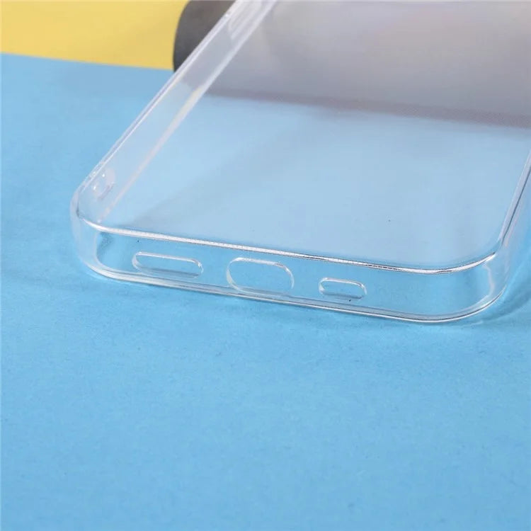 X-LEVEL for iPhone 15 Drop-Proof Soft TPU Phone Case Clear Mobile Phone Back Cover