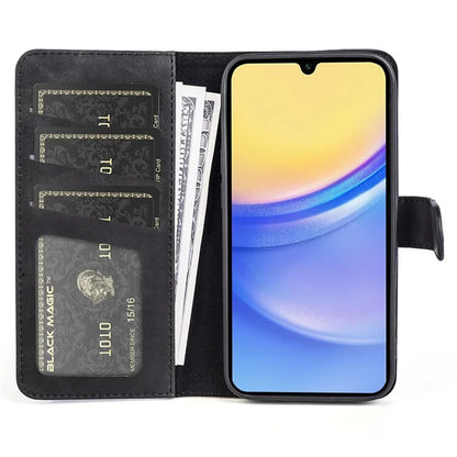 For Samsung Galaxy M15 5G Case Dual Color Splicing Phone Leather Cover