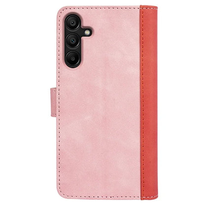 For Samsung Galaxy M15 5G Case Dual Color Splicing Phone Leather Cover