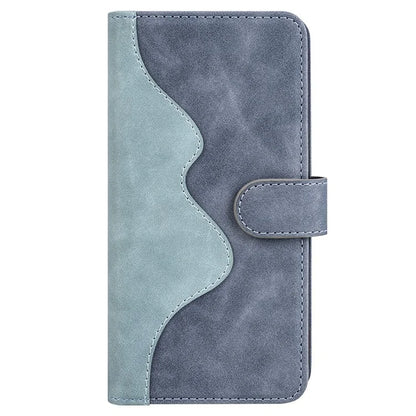 For Samsung Galaxy M15 5G Case Dual Color Splicing Phone Leather Cover