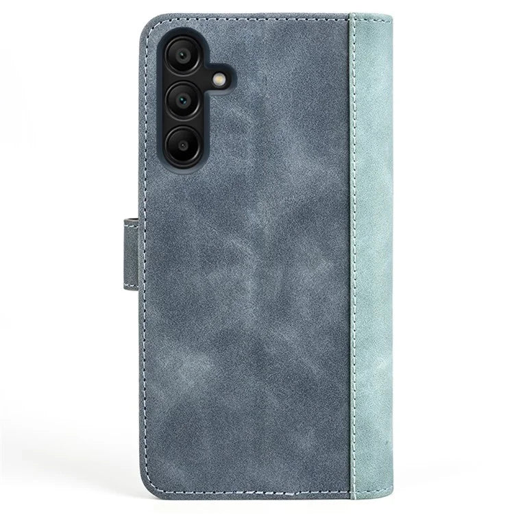 For Samsung Galaxy M15 5G Case Dual Color Splicing Phone Leather Cover