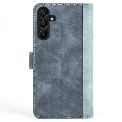 For Samsung Galaxy M15 5G Case Dual Color Splicing Phone Leather Cover
