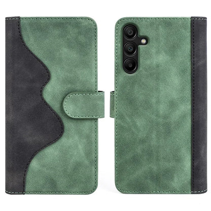For Samsung Galaxy M15 5G Case Dual Color Splicing Phone Leather Cover