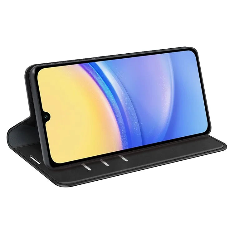For Samsung Galaxy M15 5G Case Skin Feel Anti-Scratch Leather Wallet Phone Cover