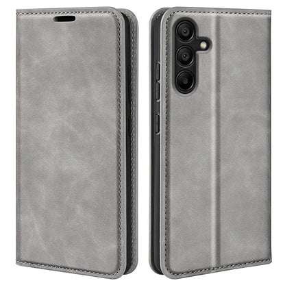 For Samsung Galaxy M15 5G Case Skin Feel Anti-Scratch Leather Wallet Phone Cover