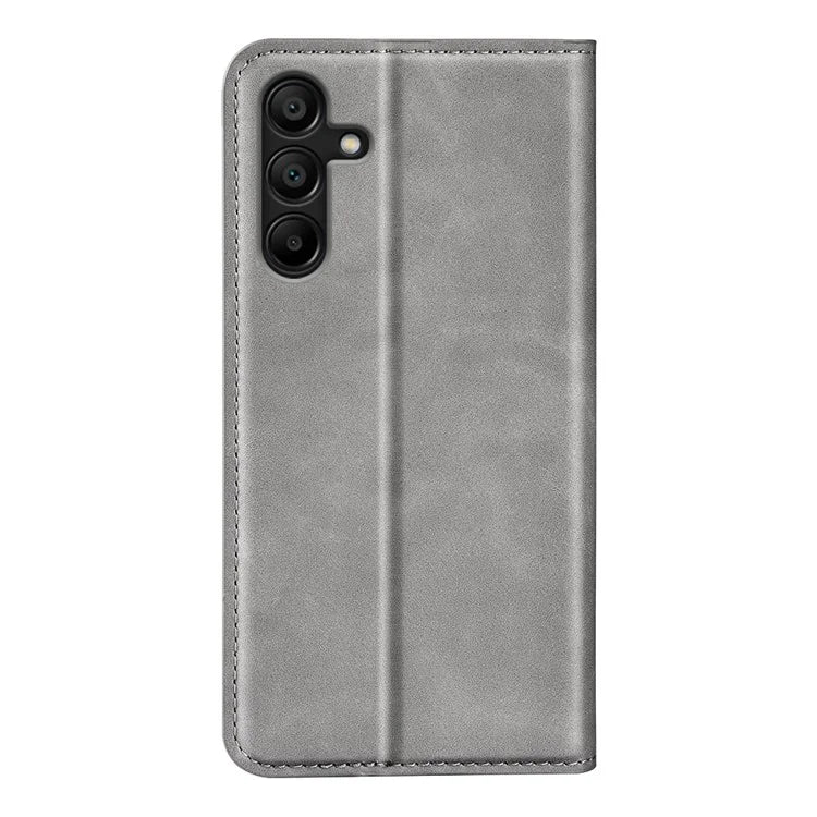 For Samsung Galaxy M15 5G Case Skin Feel Anti-Scratch Leather Wallet Phone Cover