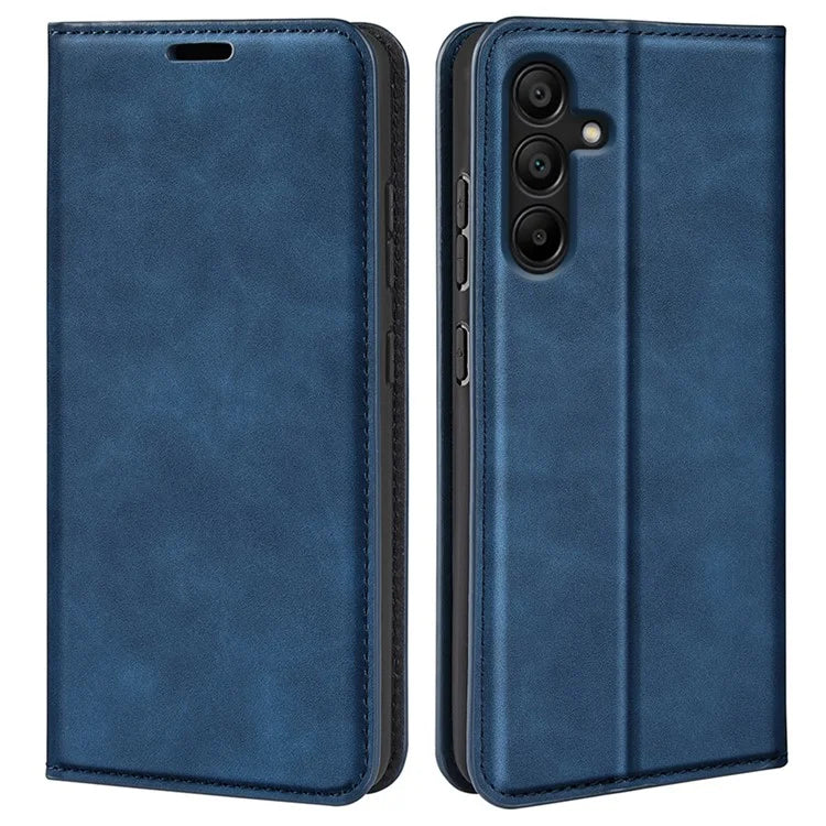 For Samsung Galaxy M15 5G Case Skin Feel Anti-Scratch Leather Wallet Phone Cover
