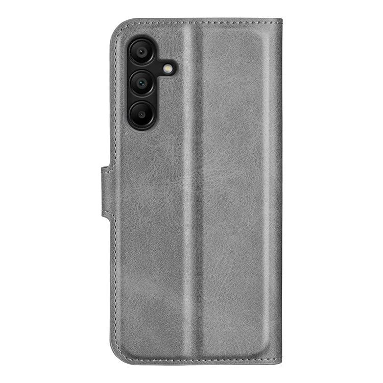 For Samsung Galaxy M15 5G Case Leather Magnetic Clasp Wallet Phone Cover Calf Texture