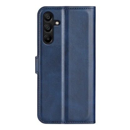 For Samsung Galaxy M15 5G Case Leather Magnetic Clasp Wallet Phone Cover Calf Texture
