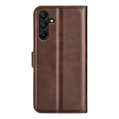 For Samsung Galaxy M15 5G Case Leather Magnetic Clasp Wallet Phone Cover Calf Texture