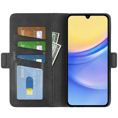 For Samsung Galaxy M15 5G Case PU Leather Wallet Card Slots Phone Cover