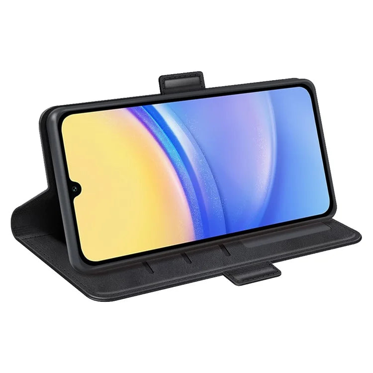 For Samsung Galaxy M15 5G Case PU Leather Wallet Card Slots Phone Cover