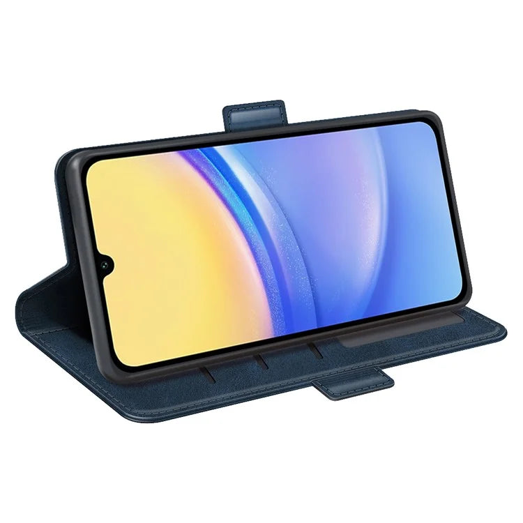 For Samsung Galaxy M15 5G Case PU Leather Wallet Card Slots Phone Cover