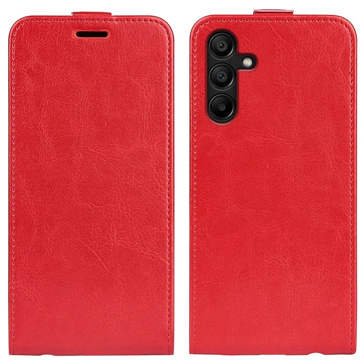 For Samsung Galaxy M15 5G Case Vertical Flip Card Slots Leather Phone Cover