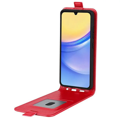 For Samsung Galaxy M15 5G Case Vertical Flip Card Slots Leather Phone Cover