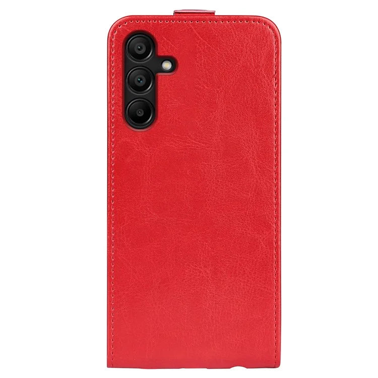 For Samsung Galaxy M15 5G Case Vertical Flip Card Slots Leather Phone Cover