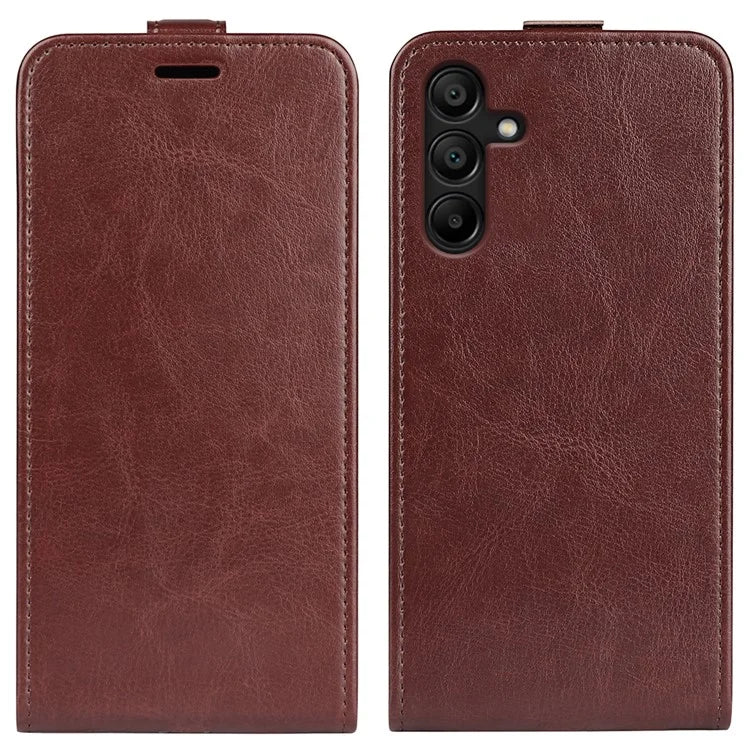 For Samsung Galaxy M15 5G Case Vertical Flip Card Slots Leather Phone Cover