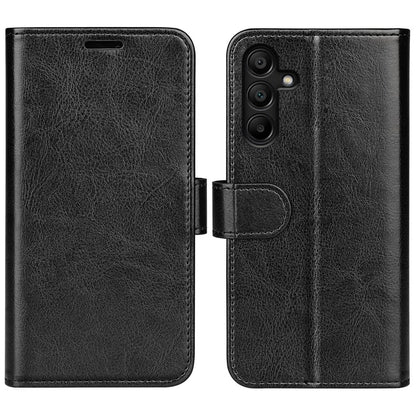 For Samsung Galaxy M15 5G Case Folio Flip Leather Phone Cover Crazy Horse Texture
