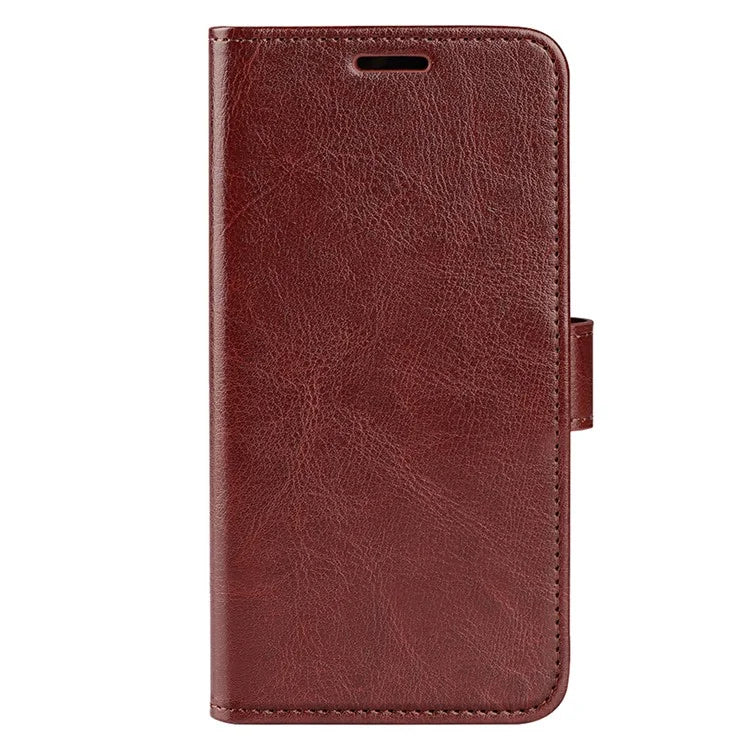 For Samsung Galaxy M15 5G Case Folio Flip Leather Phone Cover Crazy Horse Texture