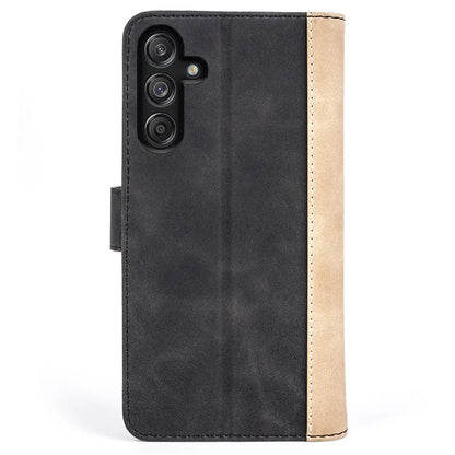 For Samsung Galaxy M55 5G / C55 5G / F55 5G Case Wallet Leather Phone Cover Two-Tone Splicing
