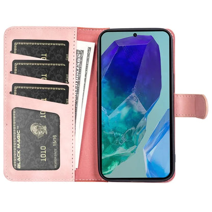 For Samsung Galaxy M55 5G / C55 5G / F55 5G Case Wallet Leather Phone Cover Two-Tone Splicing