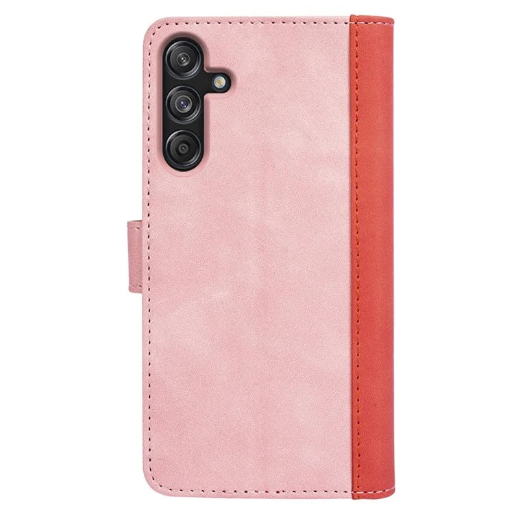 For Samsung Galaxy M55 5G / C55 5G / F55 5G Case Wallet Leather Phone Cover Two-Tone Splicing