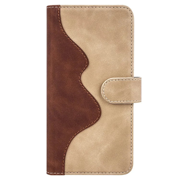For Samsung Galaxy M55 5G / C55 5G / F55 5G Case Wallet Leather Phone Cover Two-Tone Splicing